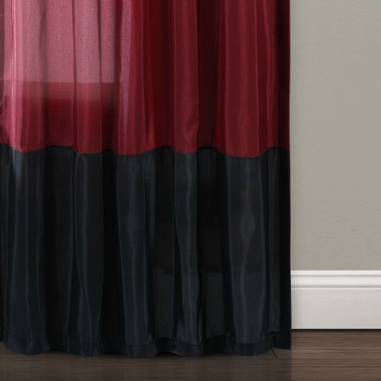 Hot Sale π Copper Grove Moberly Red/ Black Milione Fiori 84-inch Curtain Panel Pair π₯° - Image 6