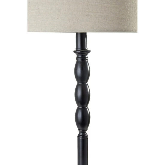 Promo π₯° Copper Grove Bruck Black And Oatmeal Floor Lamp π₯ - Image 4