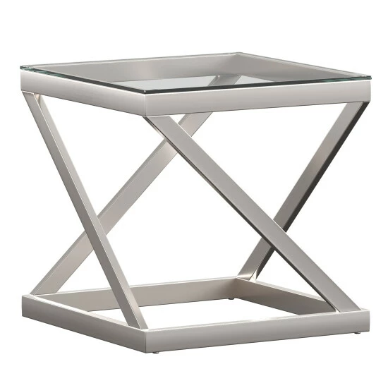 Cheap βοΈ Copper Grove Valkeakoski Brushed Nickel End Table π₯° - Image 3