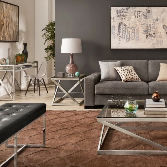 Cheap βοΈ Copper Grove Valkeakoski Brushed Nickel End Table π₯° - Image 7