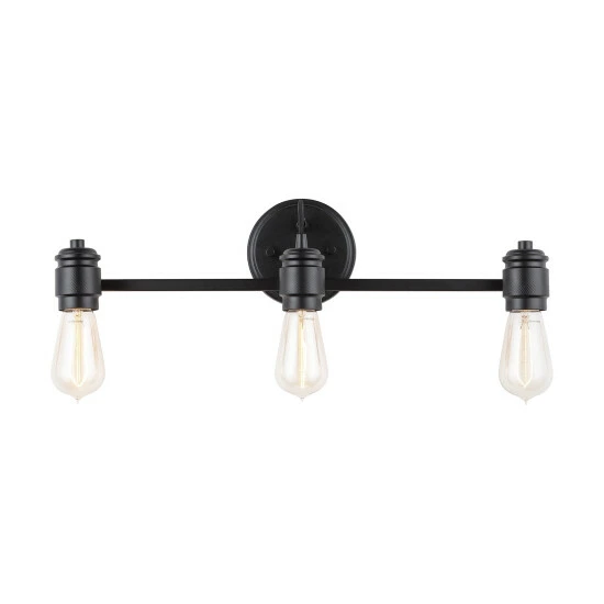 Best reviews of π Copper Grove Dupnitsa 3-light Matte Black Bath Vanity Light Fixture β