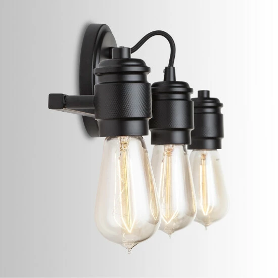 Best reviews of π Copper Grove Dupnitsa 3-light Matte Black Bath Vanity Light Fixture β - Image 3