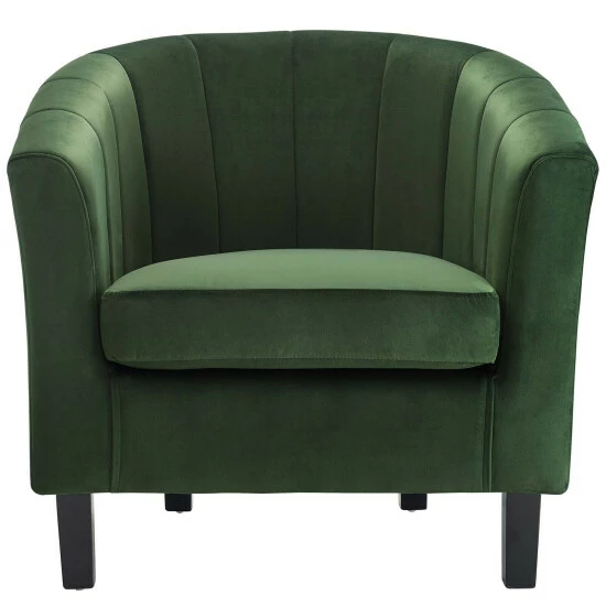 Top 10 π Copper Grove Ludberg Channel-tufted Upholstered Velvet Armchair π - Image 3