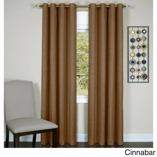 Hot Sale π Copper Grove Sam Houston Taylor 8 Grommet Lined Window Curtain Panel π - Image 4