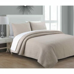 New 🧨 Copper Grove Avon Quilt Set Dove Grey 💯