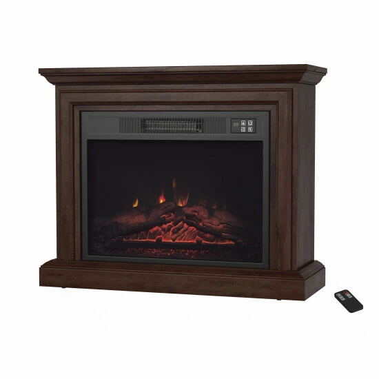 Best deal π Copper Grove Codru Brown Portable Electric Fireplace With Mantel - 31 X 10.75 X 25 β¨