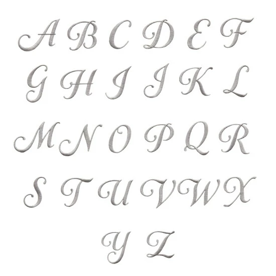 Hot Sale π Copper Grove Belgrad 2-piece White Turkish Cotton Hand Towels With Grey Script Monogrammed Initial White/i π - Image 4