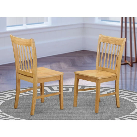 Cheap π€© Copper Grove Quince Modern Kitchen Dining Chair - Oak Finish - Set Of 2 (Seat's Type Options) β¨ - Image 4