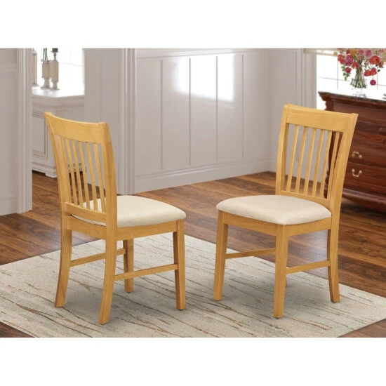 Cheap π€© Copper Grove Quince Modern Kitchen Dining Chair - Oak Finish - Set Of 2 (Seat's Type Options) β¨ - Image 8