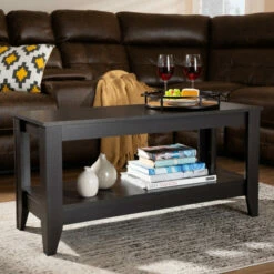 Best Pirce β Copper Grove Leerdam Modern Rectangular Wenge-finished Wood Coffee Table π