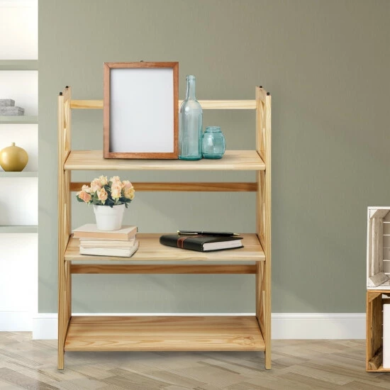 Flash Sale βοΈ Copper Grove Jaborosa 3-shelf Folding Stackable Bookcase Black π§¨