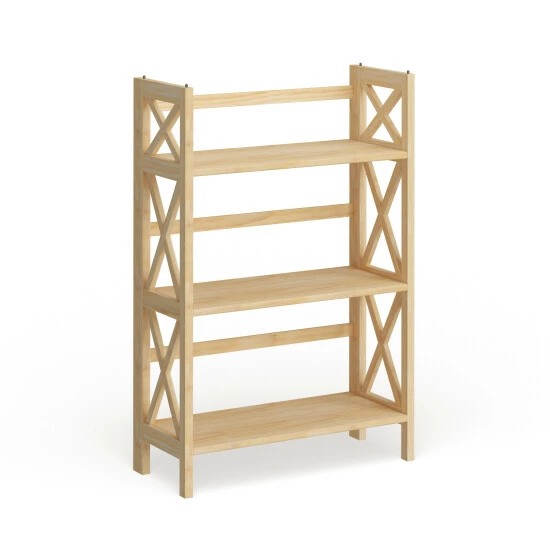 Flash Sale βοΈ Copper Grove Jaborosa 3-shelf Folding Stackable Bookcase Black 𧨠- Image 5