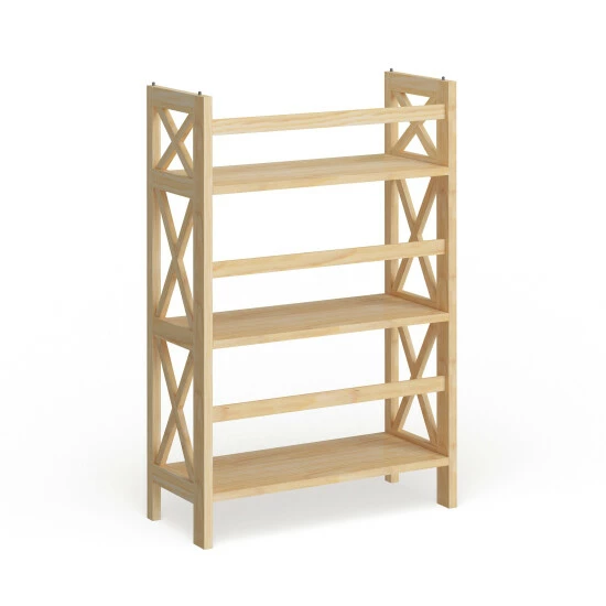 Flash Sale βοΈ Copper Grove Jaborosa 3-shelf Folding Stackable Bookcase Black 𧨠- Image 8