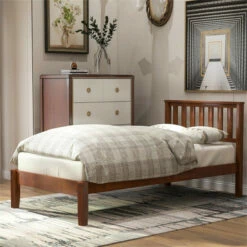 Buy ✔️ Copper Grove Seroe Twin Wood Platform Bed Espresso ⭐