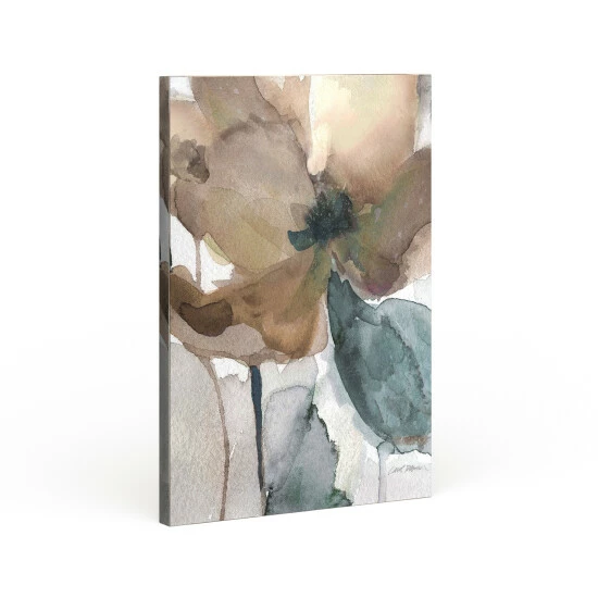 Wholesale π Copper Grove Carol Robinson's 'Watercolor Poppy I' Multicolored Canvas Artwork β¨