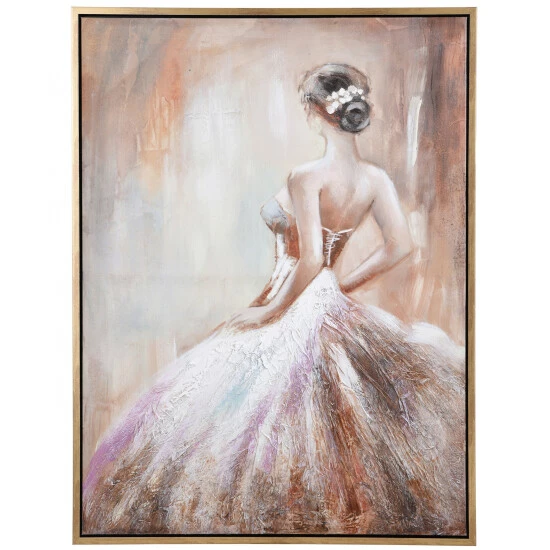 Cheapest π Copper Grove Hand-painted Ballerina Framed Canvas Wall Art π