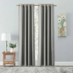 Deals ✔️ Copper Grove Rushtons Grommet Curtain Panel Blue ⭐