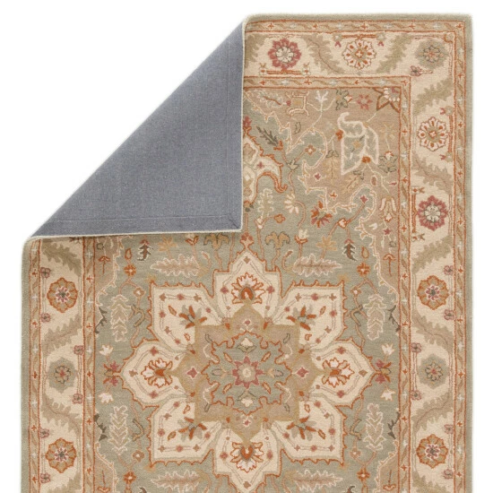 Deals π Copper Grove Darke Lake Handmade Medallion Area Rug Beige/blue π― - Image 5