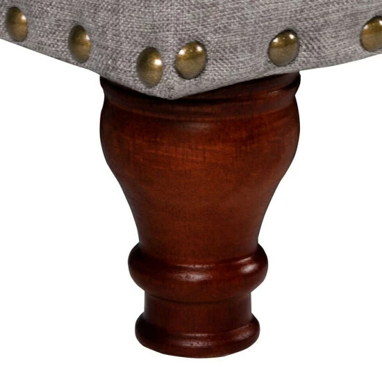 Budget βοΈ Copper Grove Maubeuge Grey Large Storage Bench W/ Nailhead Trim β - Image 5