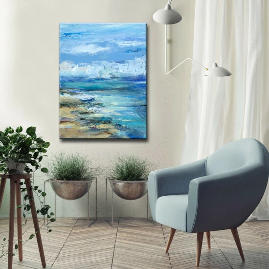 New π€© Copper Grove Coastal Shores' Canvas By Dana McMillan π