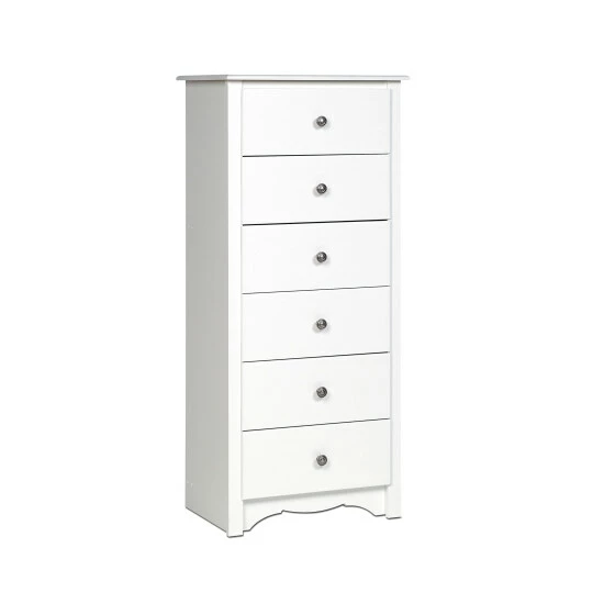 Best reviews of π Copper Grove Periyar White 6-drawer Lingerie Chest π - Image 2