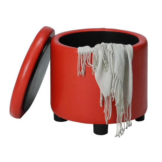 Cheapest π Copper Grove Bramsted Round Accent Storage Ottoman With Reversible Tray Lid Black π - Image 7