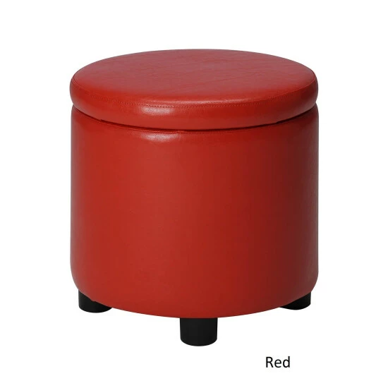 Cheapest π Copper Grove Bramsted Round Accent Storage Ottoman With Reversible Tray Lid Black π - Image 8