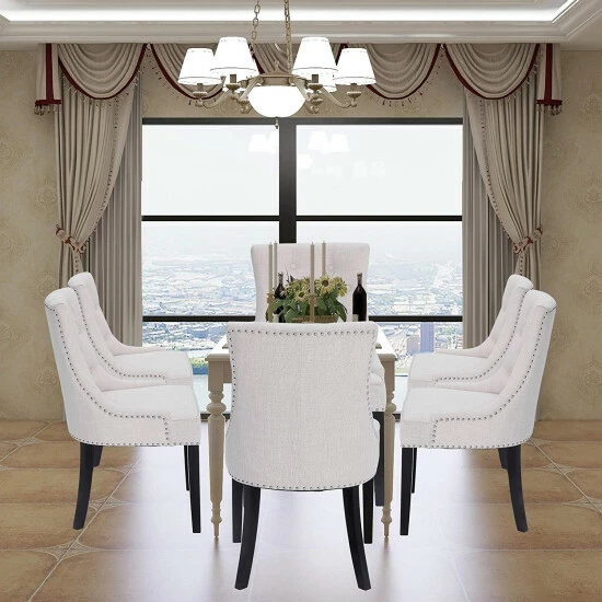 Cheap β Copper Grove Sucre Upholstered Tan Solid Wood Accent Chairs (Set Of 2) - N/A Beige β - Image 3