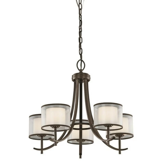 Best Sale π Copper Grove Nebraska 5-light Mission Bronze Chandelier π₯