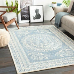 Hot Sale π Copper Grove Zutphen Handmade Traditional Area Rug Seafoam π