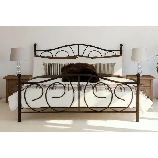 Best Pirce π Copper Grove Lobelia Bronze Victoria Queen Metal Bed β€οΈ - Image 3