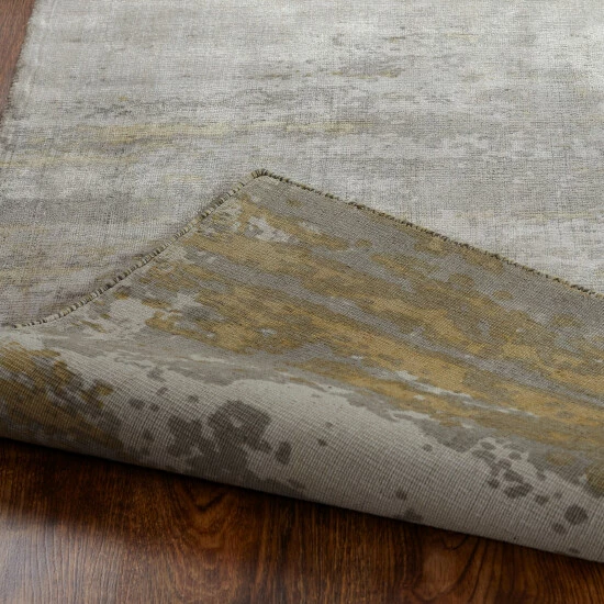 Budget π Copper Grove Straseni Grey And Goldtone Area Rug β - Image 5