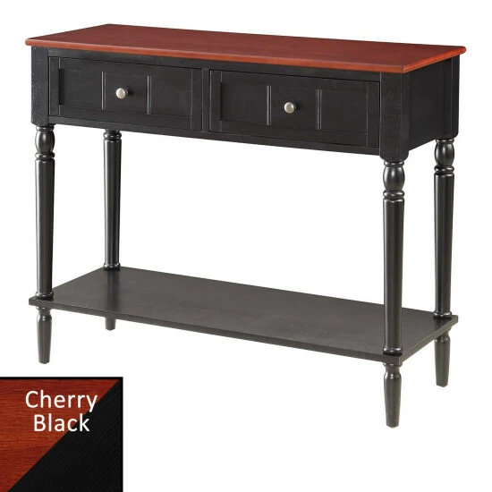 Flash Sale 🤩 Copper Grove Lantana 2 Drawer Hall Table With Shelf Driftwood/white 🧨 - Image 4