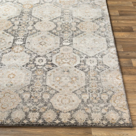 Cheap π₯ Copper Grove Appingedam Vintage Medallion Area Rug Charcoal β€οΈ - Image 2