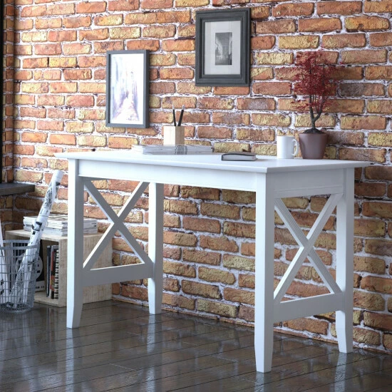 Deals π Copper Grove Gaff Wood Work Desk White π - Image 7