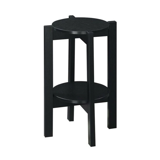 Promo π₯° Copper Grove Helena 2-Tier Round Plant Stand Black π - Image 3