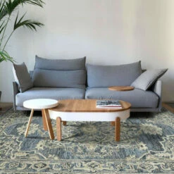 New 😍 Copper Grove Freetown Transitional Hand-tufted Area Rug Denim 🧨