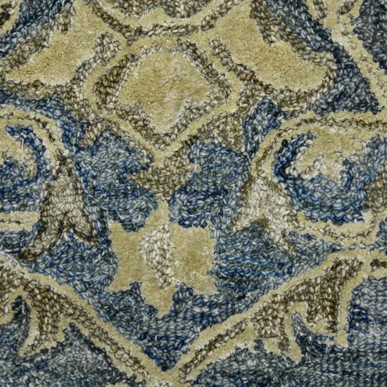 New π Copper Grove Freetown Transitional Hand-tufted Area Rug Denim 𧨠- Image 4