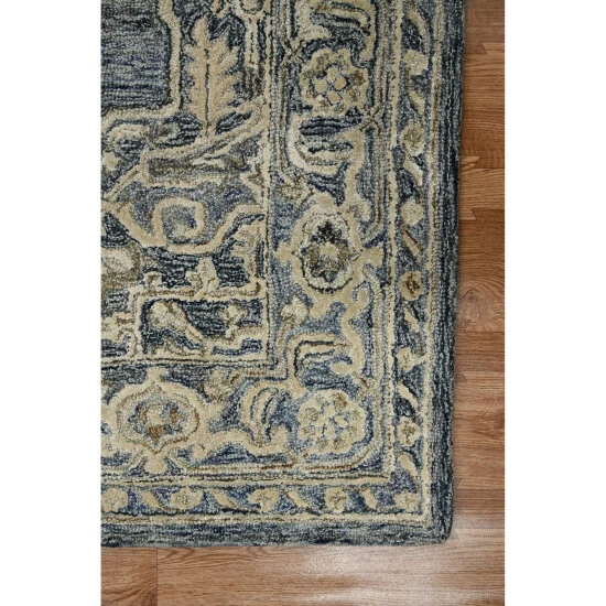 New π Copper Grove Freetown Transitional Hand-tufted Area Rug Denim 𧨠- Image 8