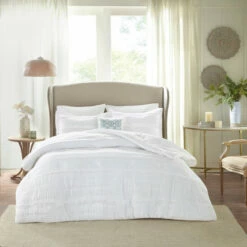 Wholesale ✔️ Copper Grove Burwell White Comforter Set 😀
