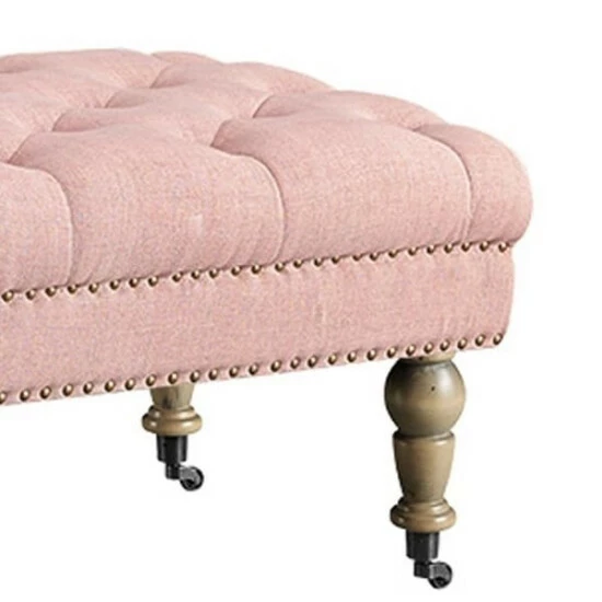 Discount π Copper Grove Pereislav 62-inch Tufted Pink Bench π - Image 2