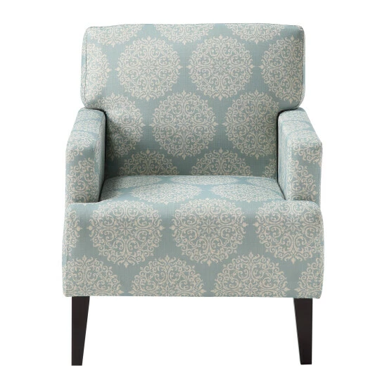 Buy β Copper Grove Ranunculus Chrysanthemum Floral Armchair Blue Sky π - Image 8