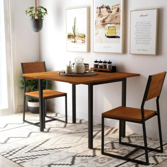 Best Pirce π Copper Grove Melnik 3-piece Two-tone Dining Table Set Natural π - Image 2