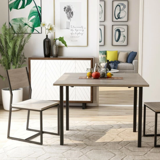 Best Pirce π Copper Grove Melnik 3-piece Two-tone Dining Table Set Natural π - Image 5