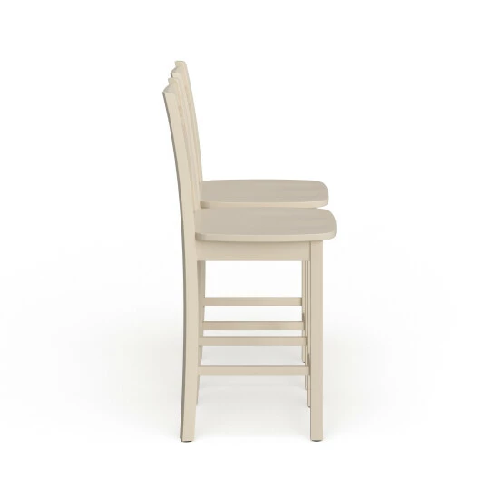 New 🥰 Copper Grove Canim 2-piece Cream Counter Height Chair Set ❤️ - Image 4