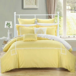 Brand new ✔️ Copper Grove Minesing Yellow 7-piece Embroidered Comforter Set 😀