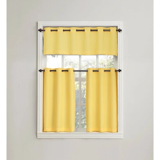 Deals π Copper Grove Speedwell Grommet Window Valance Yellow π - Image 3