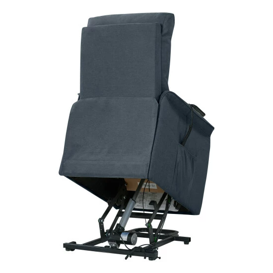 Best Sale π Copper Grove Warneton Velvet Power Recline And Lift Chair Medium Blue π― - Image 8