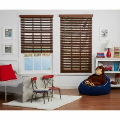 Promo 🔥 Copper Grove Yerevan 72-inch Dark Oak Cordless Faux Wood Blind 👏