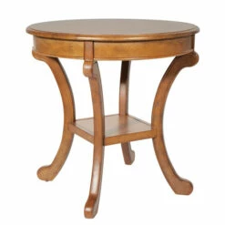 Wholesale ✔️ Copper Grove Korostyshiv Hand-painted Transitional Accent Table Antique Black ⌛